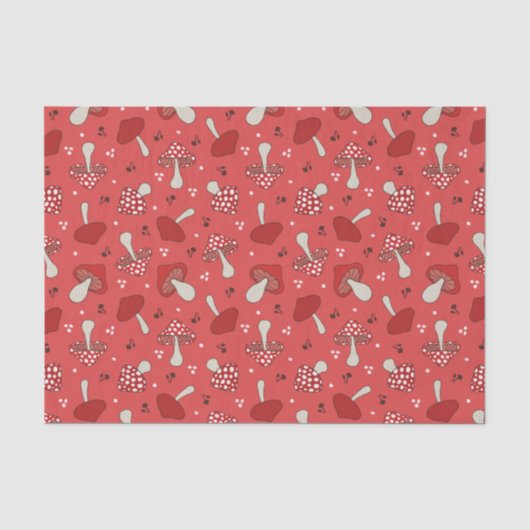 Papier Mousseline Champignons (Recto)