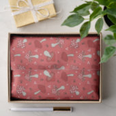 Papier Mousseline Champignons (Cadeau)