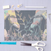 Papier Mousseline Champignons aquarelles (Artisanat)