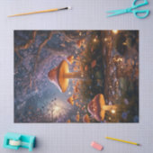 Papier Mousseline Champignons de fées enchantés (Artisanat)