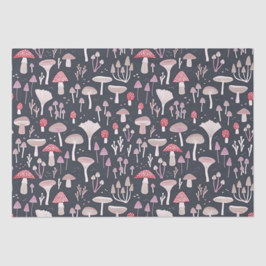 Papier Mousseline Champignons des Toadstool de champignons (Recto)