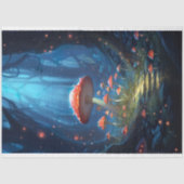 Papier Mousseline Champignons en forêt 3 papier décolpage (Recto)