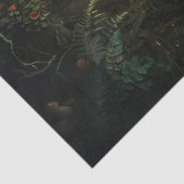 Papier Mousseline Champignons en Forêt Magique Découpage (Détail)