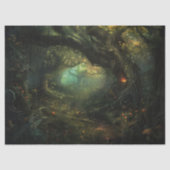 Papier Mousseline Champignons en Forêt Magique Découpage (Recto)