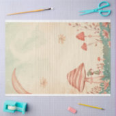 Papier Mousseline Champignons esthétiques célestes à base de lait (Artisanat)