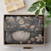 Papier Mousseline Champignons et fleurs d'automne Découpage d'automn (Cadeau)