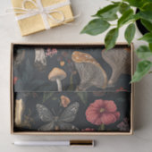 Papier Mousseline Champignons et fleurs d'automne Découpage d'automn (Cadeau)