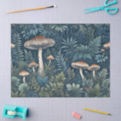 Papier Mousseline Champignons et fougères (Artisanat)