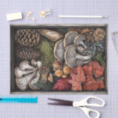 Papier Mousseline Champignons Goblincore Witchy Nature Découpage Tis (Artisanat)