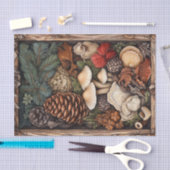 Papier Mousseline Champignons Goblincore Witchy Nature Découpage Tis (Artisanat)