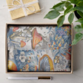 Papier Mousseline Champignons mystiques en Toile De Jouy (Cadeau)