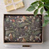 Papier Mousseline Champignons sauvages, Plantes forestiers et baies (Cadeau)