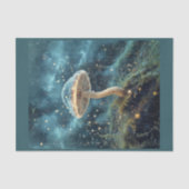 Papier Mousseline Champignons spatiaux dans un champ d'étoile galaxi (Recto)