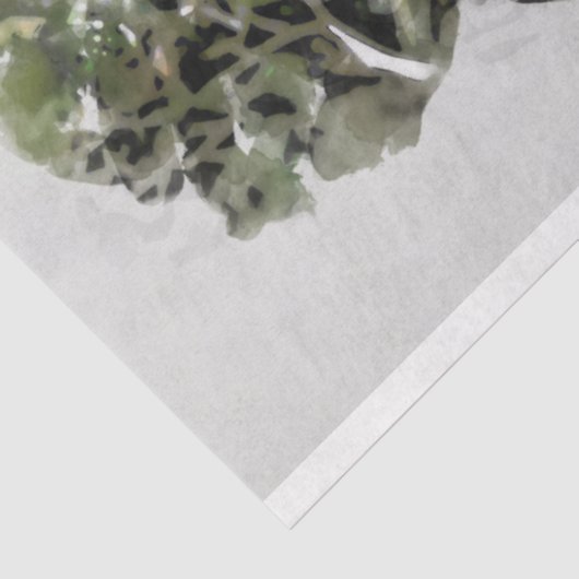 Papier Mousseline Champignons Toadstool aquarelle Découpage (Détail)