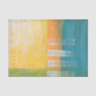 Papier Mousseline Champs Citrus I