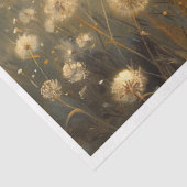 Papier Mousseline Champs de Dandelion (Détail)