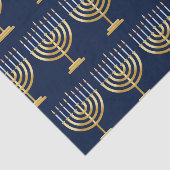 Papier Mousseline Chanoukah menorah (Détail)
