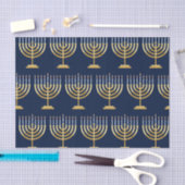 Papier Mousseline Chanoukah menorah (Artisanat)