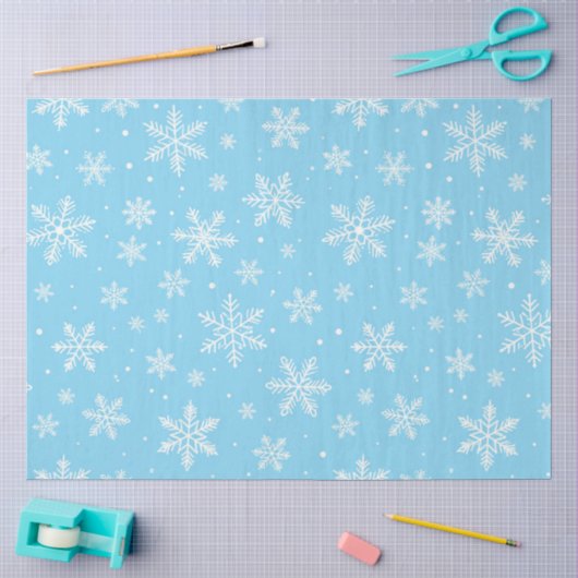 Papier Mousseline Chanson de la Neige (Artisanat)