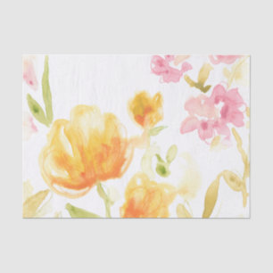 Papier Mousseline Chanson florale I