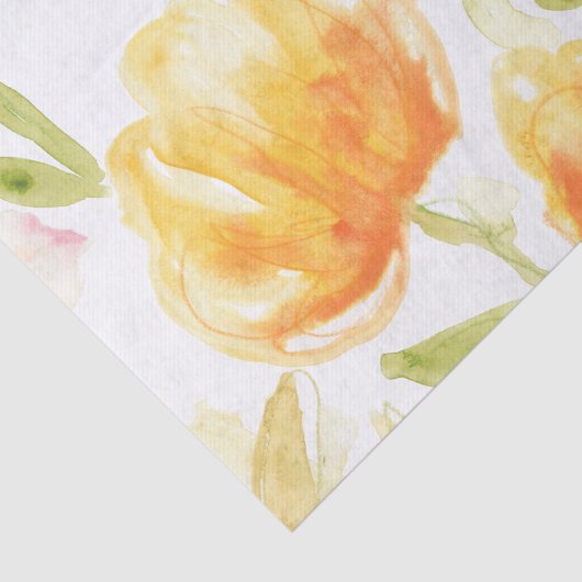 Papier Mousseline Chanson florale I (Détail)