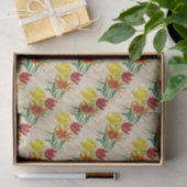 Papier Mousseline chansons de tulipe (Cadeau)