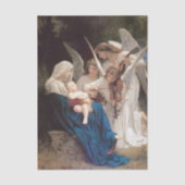Papier Mousseline Chant des Anges (1881) par Bouguereau (Recto)