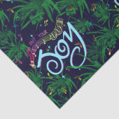 Papier Mousseline Chante Ta Joie ! Sac cadeau moyen (Détail)