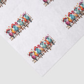 Papier Mousseline Chanter le long d'un plus petit (Détail)