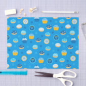 Papier Mousseline Chanukah étoile juive Cupcakes bleu (Artisanat)