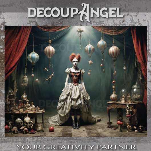 Papier Mousseline Chaos théâtral de l'Absurde - Découpage"