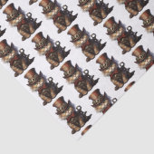 Papier Mousseline Chapeau rouge de chat à vapeur Kitten (Détail)