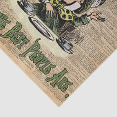 Papier Mousseline Chapelier fou, Alice au pays des merveilles, art (Détail)