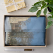 Papier Mousseline Chapelle Harbison en hiver au Grove City College (Cadeau)