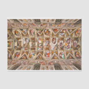 Papier Mousseline Chapelle Sixtine Plafond par Michel-Ange