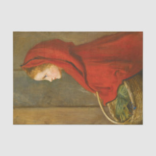 Papier Mousseline Chaperon rouge (par John Everett Millais)