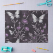 Papier Mousseline Chardons et papillons (Artisanat)