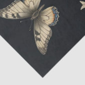 Papier Mousseline Chardons et papillons Papier de tissus (Détail)