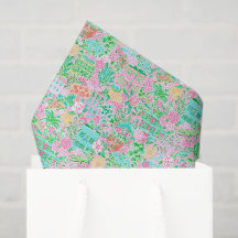 Charleston Pastel Préparation Motif Imprimé Palm B
