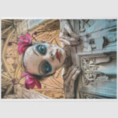 Papier Mousseline Charmant Gothique Gargoyle Découpage (Recto)