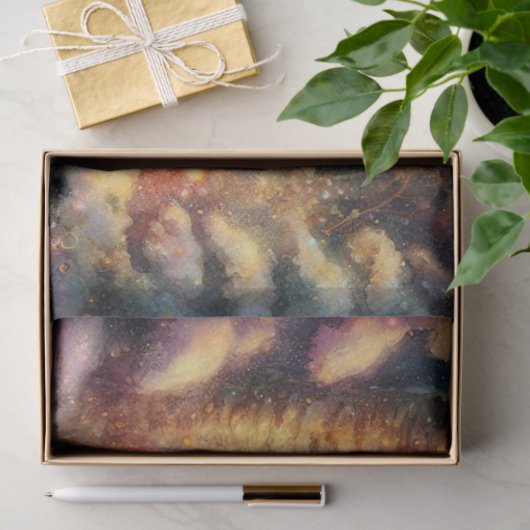 Papier Mousseline Charmant Ours Polaire Lanterne Bois d'hiver Découp (Cadeau)