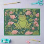 Papier Mousseline Charme de la grenouille (Artisanat)