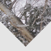 Papier Mousseline Chasse au Camouflage Motif de neige 4 (Détail)