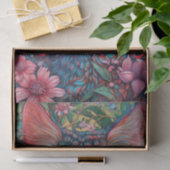 Papier Mousseline Chat Abstrait coloré (Cadeau)