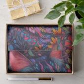 Papier Mousseline Chat Abstrait coloré (Cadeau)