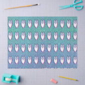 Papier Mousseline Chat Angora turc - Angora bleu (Artisanat)