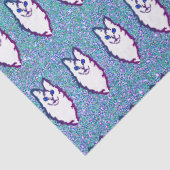 Papier Mousseline Chat Angora turc - Angora bleu (Détail)