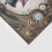 Papier Mousseline Chat Cheshire Chat à Steampunk Wonderland Découpag (Détail)