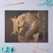 Papier Mousseline Chat Dans La Boîte À Chaussures - Chat Sarcastique (Artisanat)