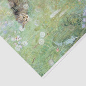 Papier Mousseline Chat dans la prairie estivale, Bruno Liljefors (Détail)